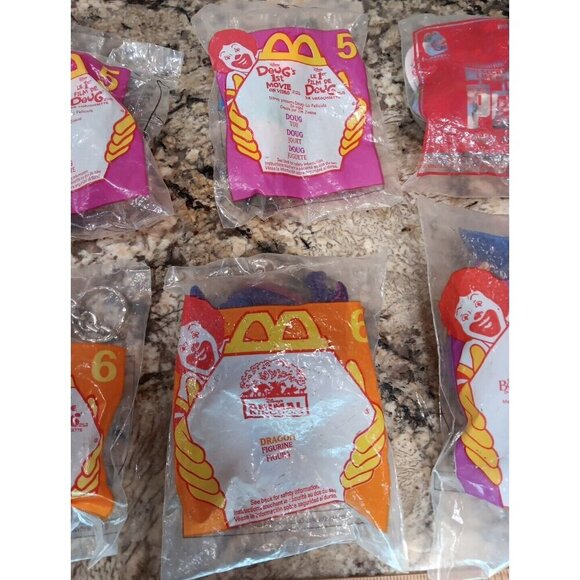 Lot Of 8 McDonald's Happy Meal Toys Yo, Yogi, Doug, Animal Kingdom 1991 To 2019 - Picture 14 of 16